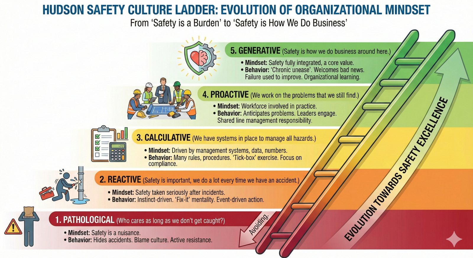 HSE Safety Culture Maturity Model Levels Meaning and Industry Implementation