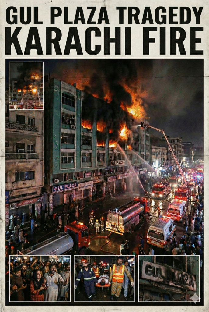 The Gul Plaza Tragedy Karachi Fire Exposes Deadly Gaps in Building Safety and Fire Prevention