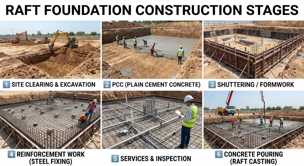 Raft in Construction