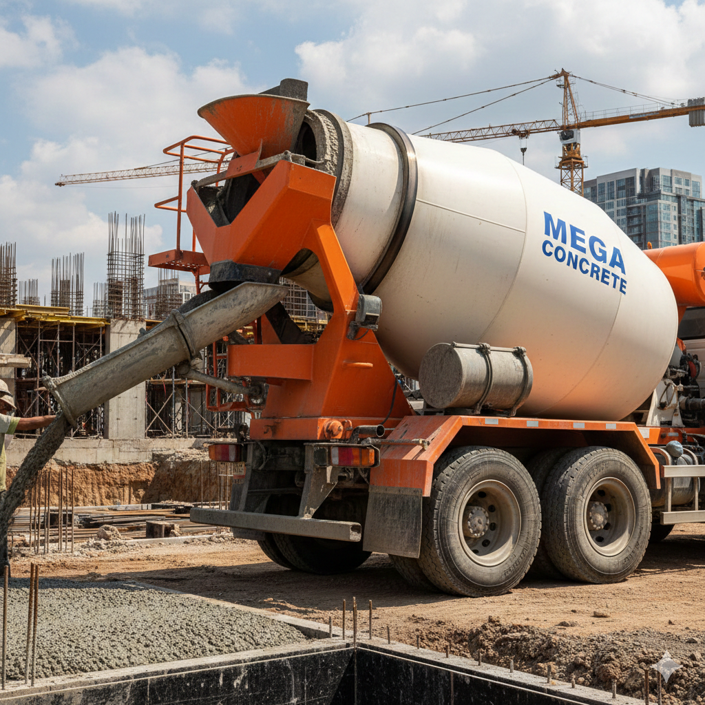 GeminiGeneratedImage6pf5vq6pf5vq6pf5 International Safety Solution Concrete Transit Mixer