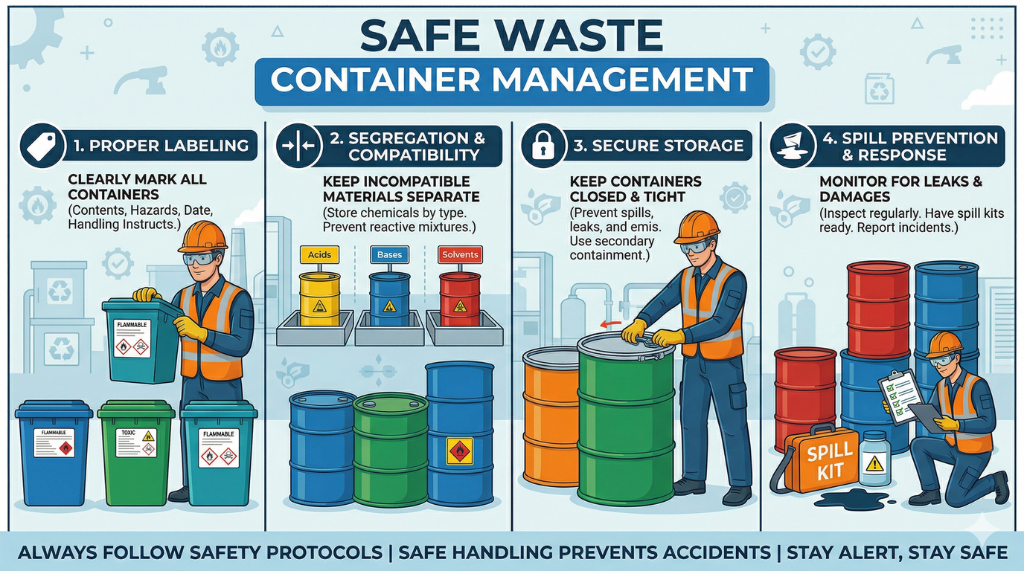 Waste Containers in Workplace Safety