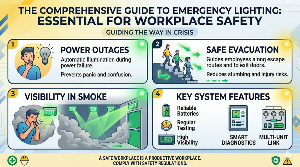 Emergency Lighting System in the Workplace Importance Standards Safety Compliance Guide