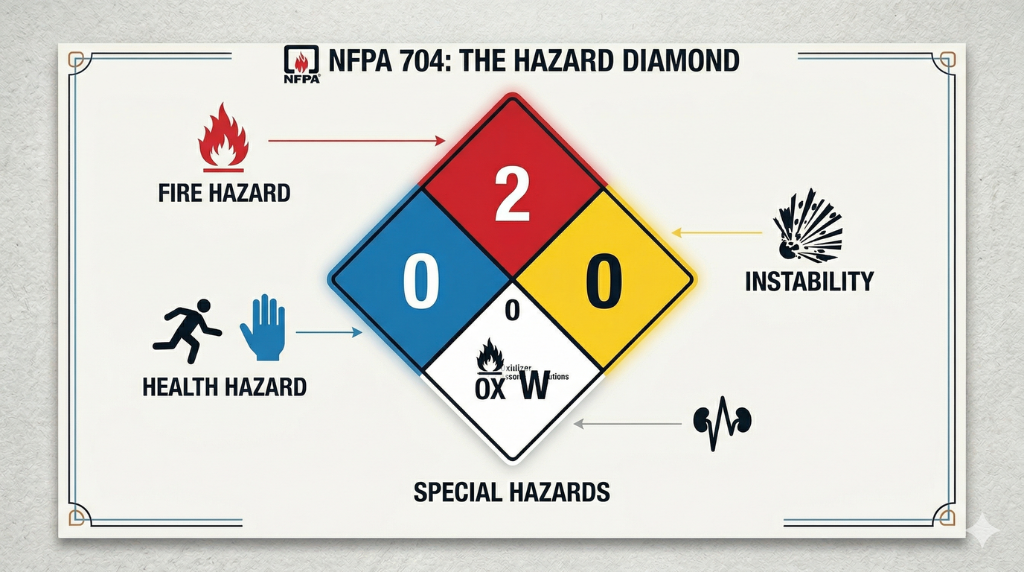 NFPA 704 Diamond Complete Guide for Workplace Safety