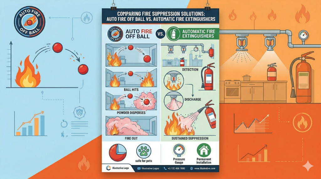 Auto Fire Off Ball vs Automatic Fire Extinguishers Complete Fire Safety Comparison Guide for 2026
